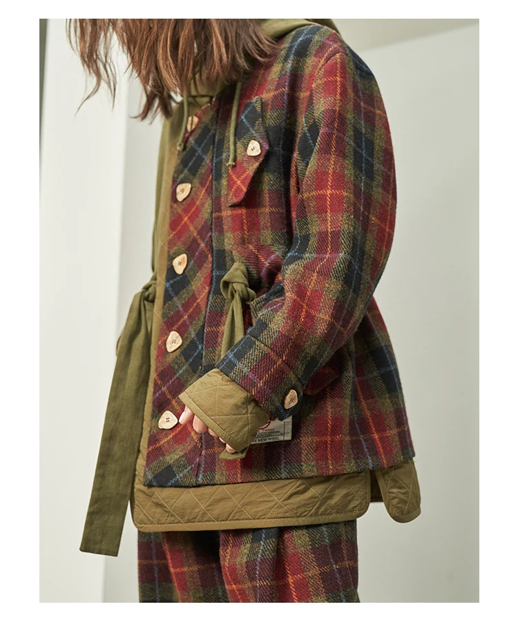 

Wool Coat Ladies Cashmere Coats Harris Tweed Womens High Quality Coat