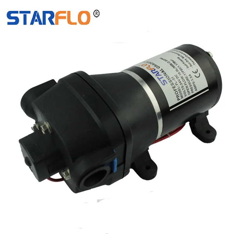 

STARFLO FL-31high flow diaphragm water pump price list 24V DC RV fresh marine sea water dc mini water pump