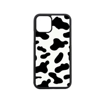 

Cow Skin Print Black Soft TPU Edge Phone Case For Apple Accessories Iphone 5s se 6s 7 8plus xr xs xsmax 11 Pro max Cover Case