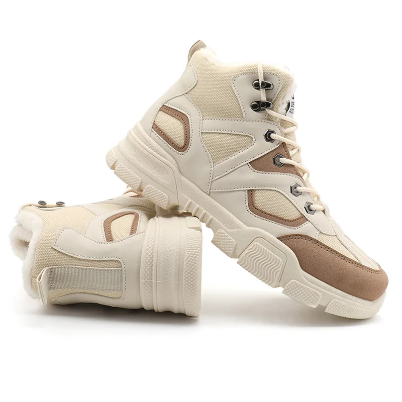 

2021 new winter youth plus velvet warm sports men's shoes height-increasing shoes, Picture