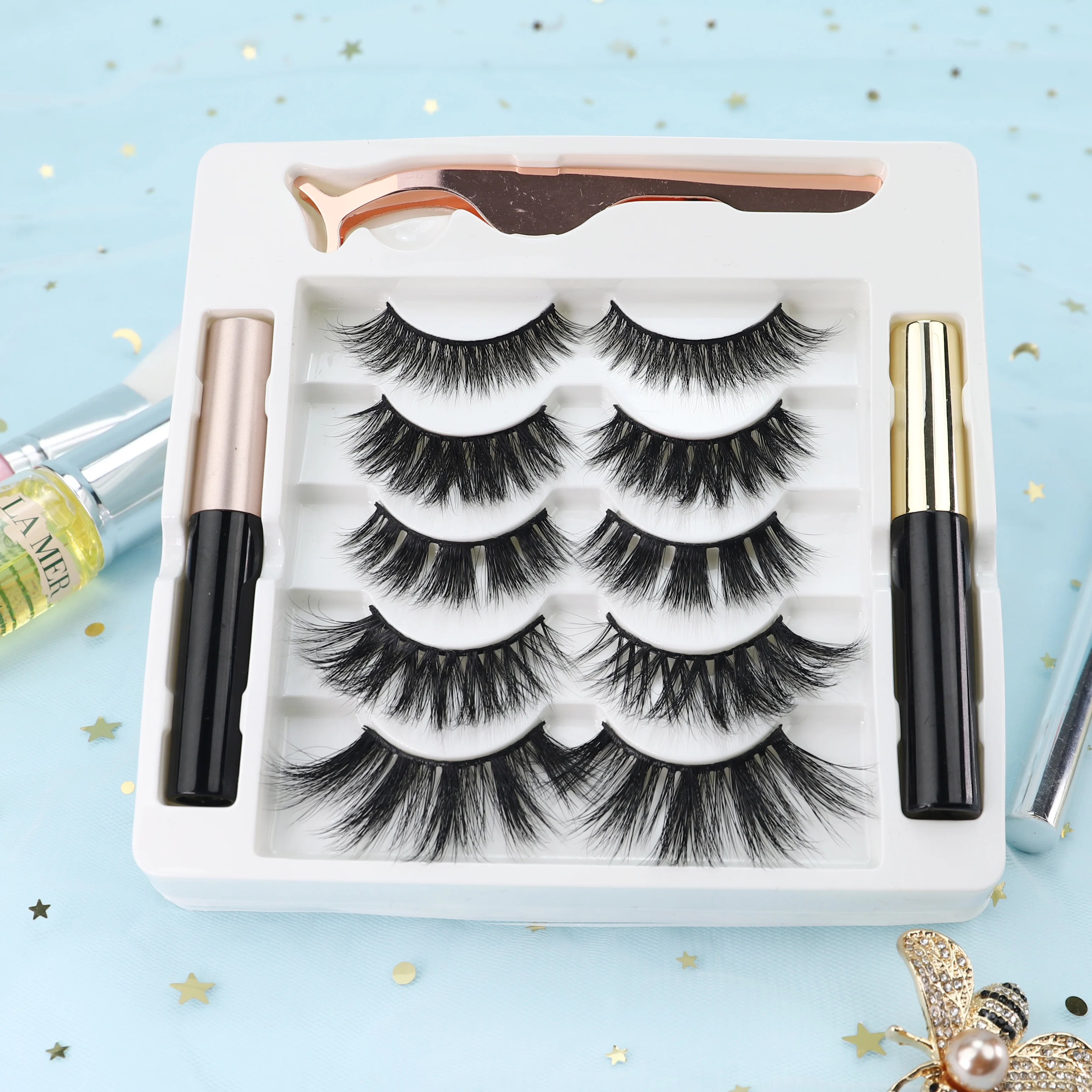 

2021 wholesale mink 6d mink lashes with eyelashes packaging box custom box
