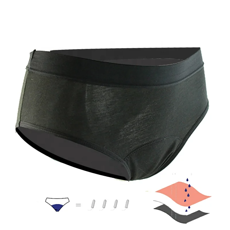 

Lynmiss Wholesale 4 layer XS-4XL eco-friendly Hiphugger disposable leak-proof leakproof bamboo menstrual women period panty
