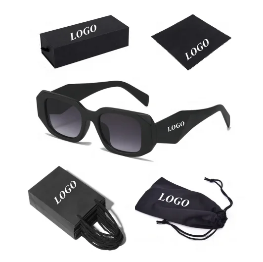 

Fashion 2023 hexagon square custom branded shades designer luxury ladies logo sunglasses famous brands women shades sunglasses