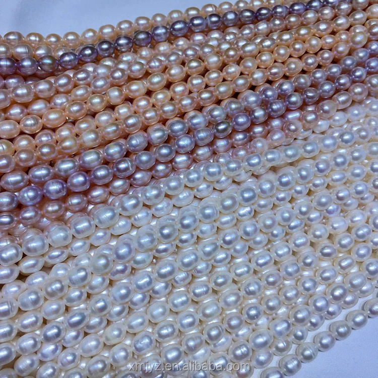 

ZZDIY095 High luster 7.0-8.0Mm 5a price freshwater loose pearl beads for wedding dress