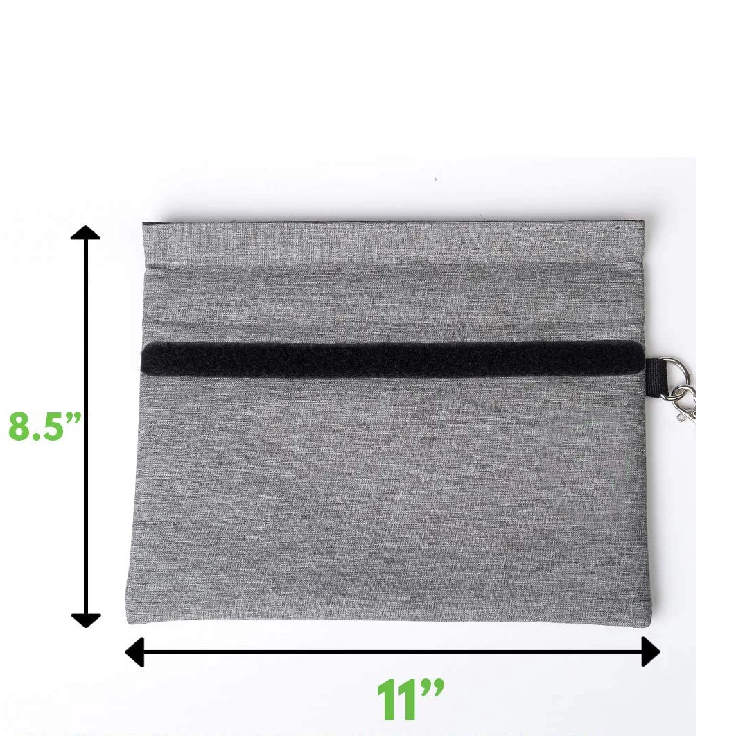 

Carbon Weed Lined Smell Proof Bag 11" x 6" Custom Resealable Odorless Stash Storage Pouch Eliminate Odor and Smelly, Customized color is available