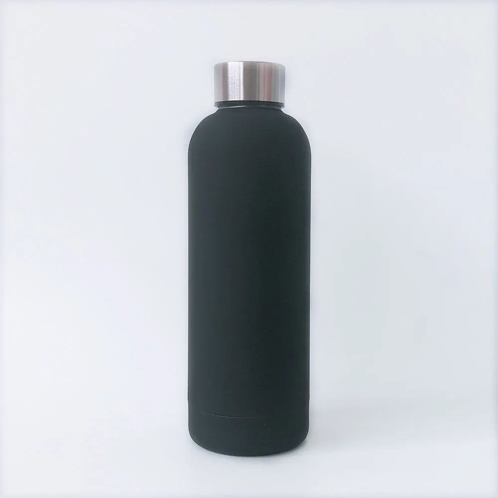

Hot sale Wholesale Double Wall 304 Stainless Steel vacuum insulated water bottle 17oz matte black tumbler