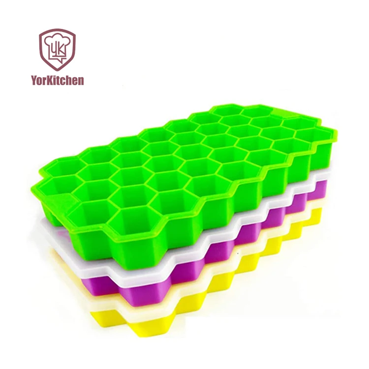 

Silicone Food Grade Ice Cube Molds with Lids Durable Cube Trays Mold Ice Mold Make