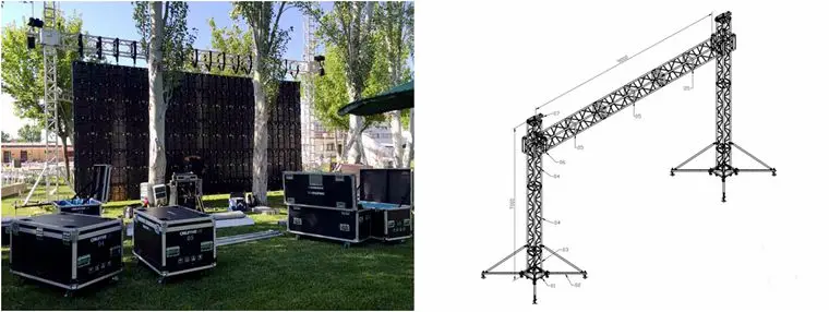 Ground Stack Led Modular LED Ground Stack System - Versatile Stage Support