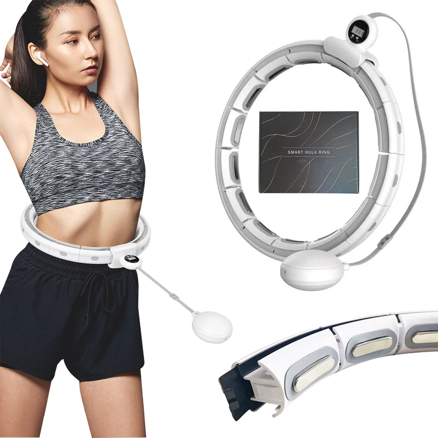 

Wholesale Home Detachable Silent Magnet Massage Smart Hula Hoops For Adults And Kids Weight Loss