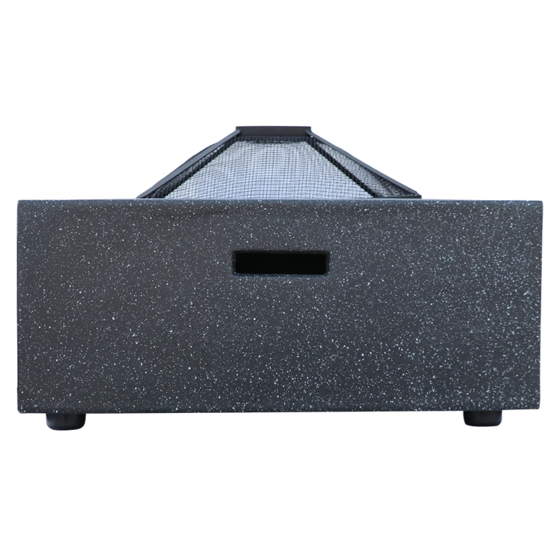 

Garden square Fire pit table Outdoor Fire Pit heater BBQ Grill