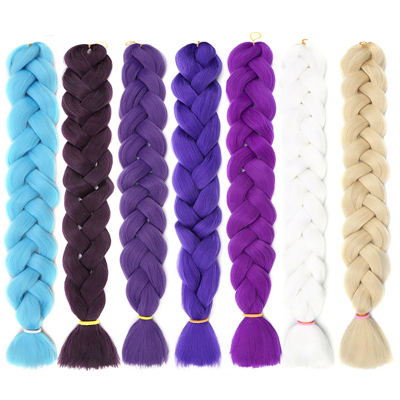 

Free Sample Private Liabel 3 Tone Ombre Wholesale Extension Braiding Curly Synthetic Jumbo Free Shipping Hair Braids