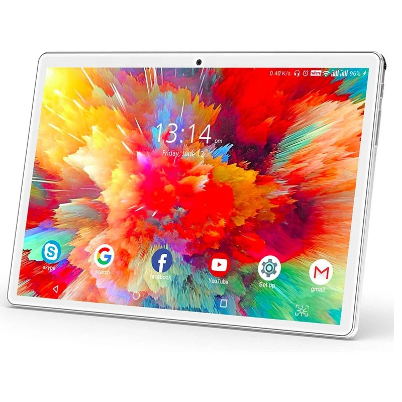 

The 10.1-inch quad-core 3G phone tablet can be charged through a USB port