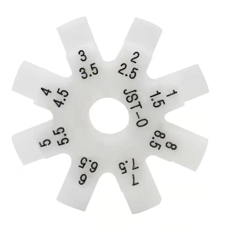 White Welding Gauge Test Toper Weld Gage Gap Gauge Feeler Gauge Tools