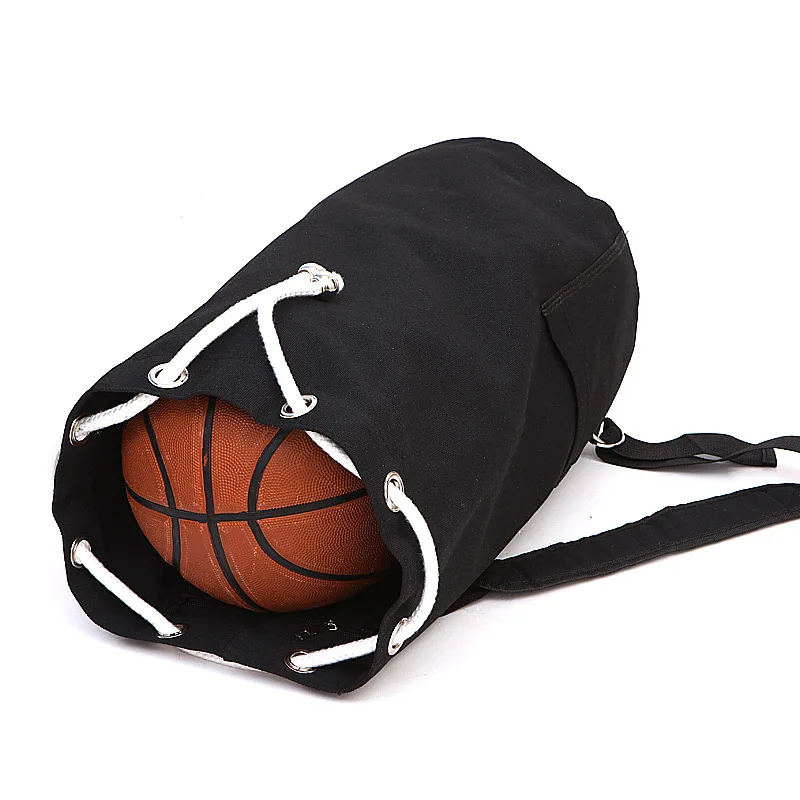 

Outdoor Sports Storage Canvas Drawstring Bag Backpack, Customized color