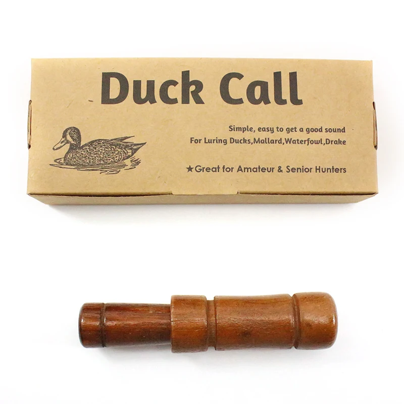 

Wholesale Cheap Price Bird Call Whistle Wood Whistle Decoy for Outdoor Hunting Waterfowl, Brown