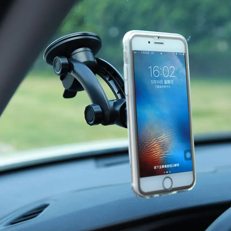 

Car holder mobile phones REK37 magnetic phone holder 360 degree rotation, Black