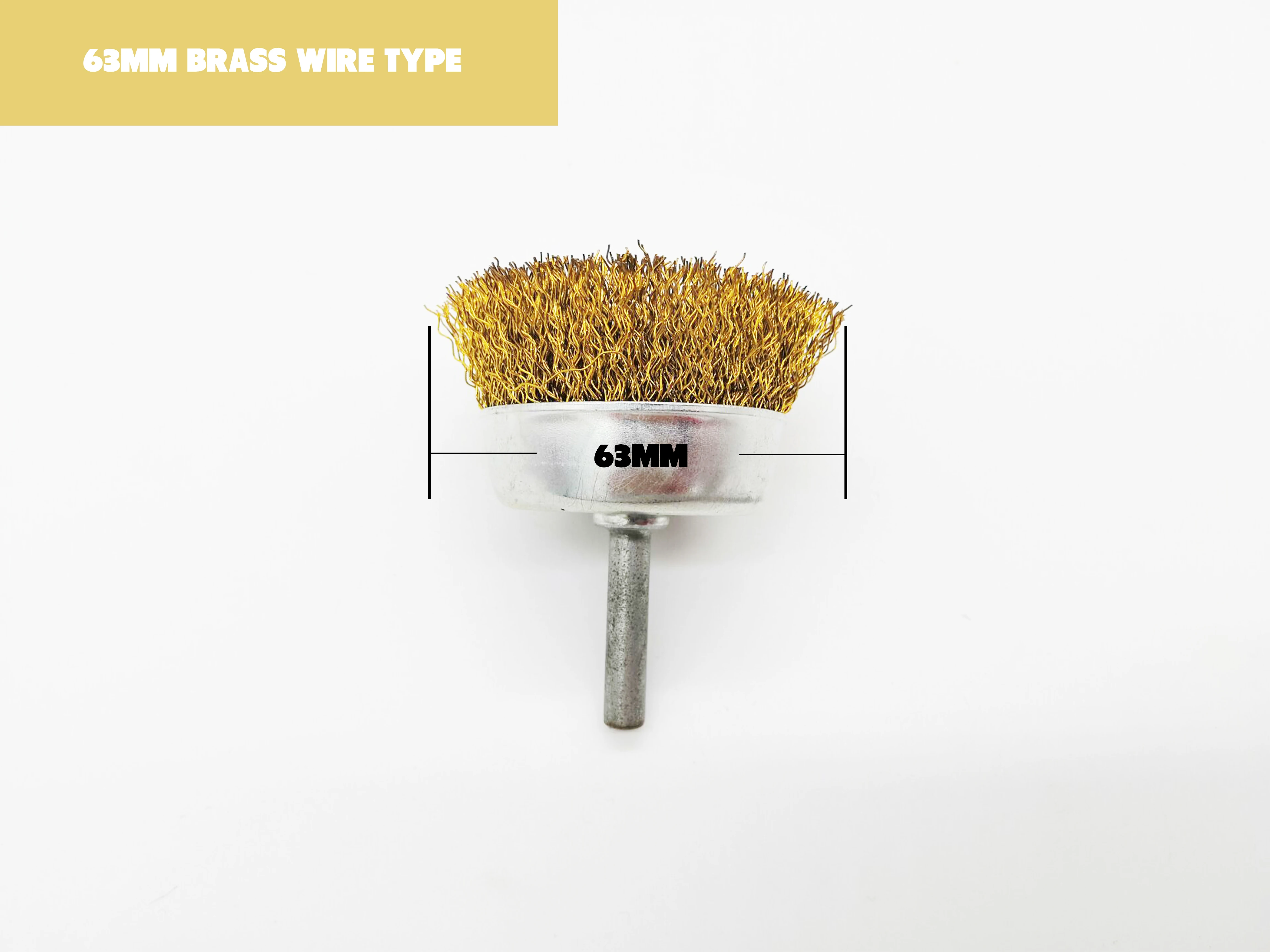 T Type 4500 Rpm Copper Wire Polishing Brushes 60mm Nylon Wire Abrasive