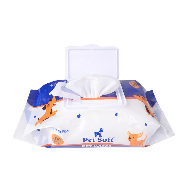 

DONO Pet Wipes for Dogs and Cats Cleans Face, Ears, Body, Blue