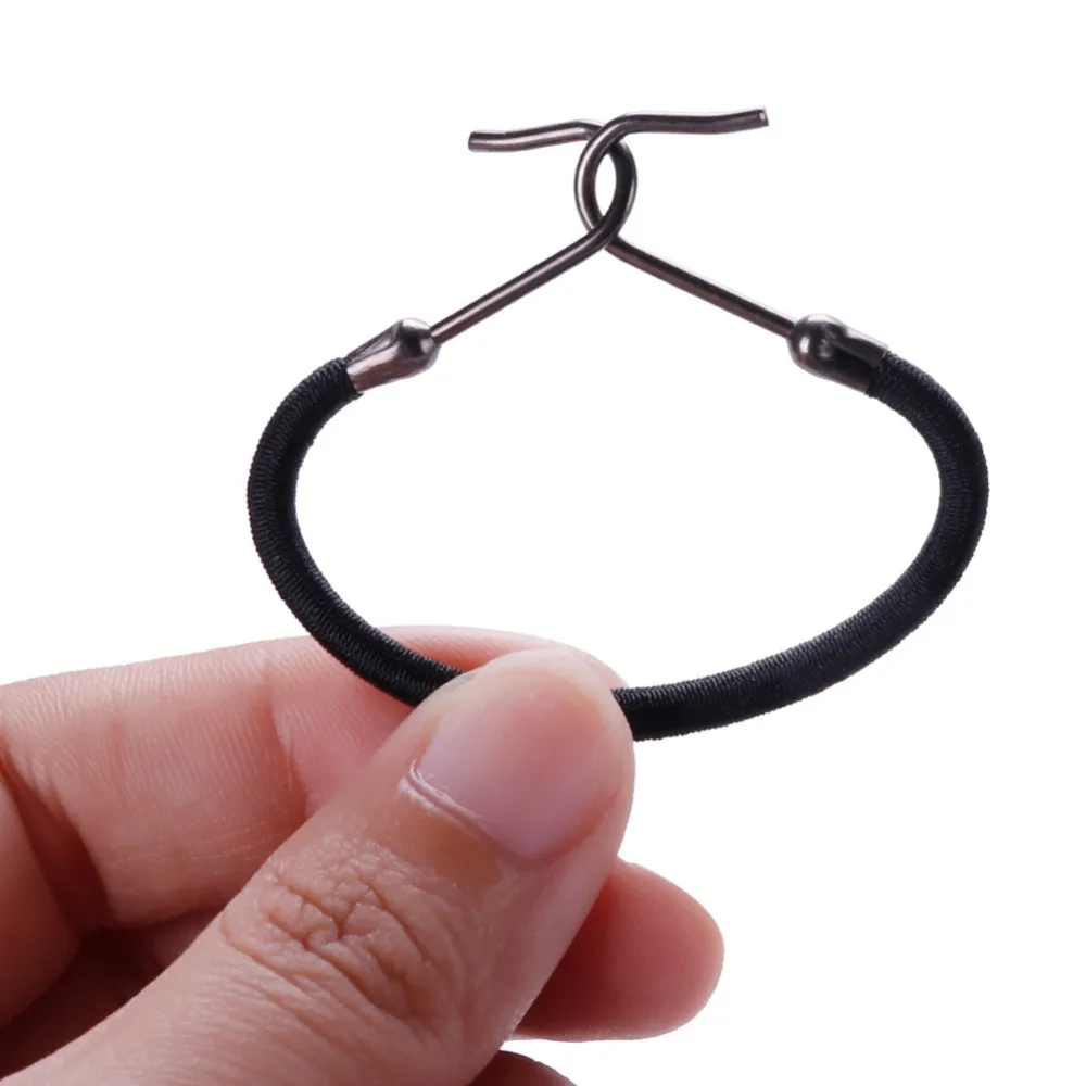 

15/18/24/30 PCS Women's Elastic Hair Bands Gum with Hook Ponytail Holder Bungee Hair Thick/Curly Hair Styling Tools #280672, Color