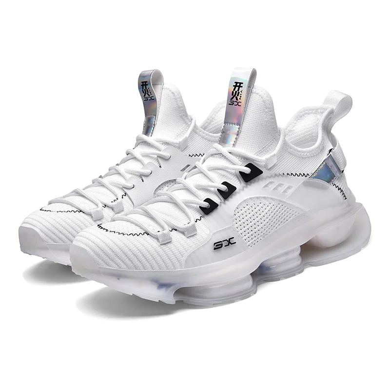 

New Fashion Comfortable Breathable Non-Leather Casual Light Sport Mesh Jogging Shoes men sneakers