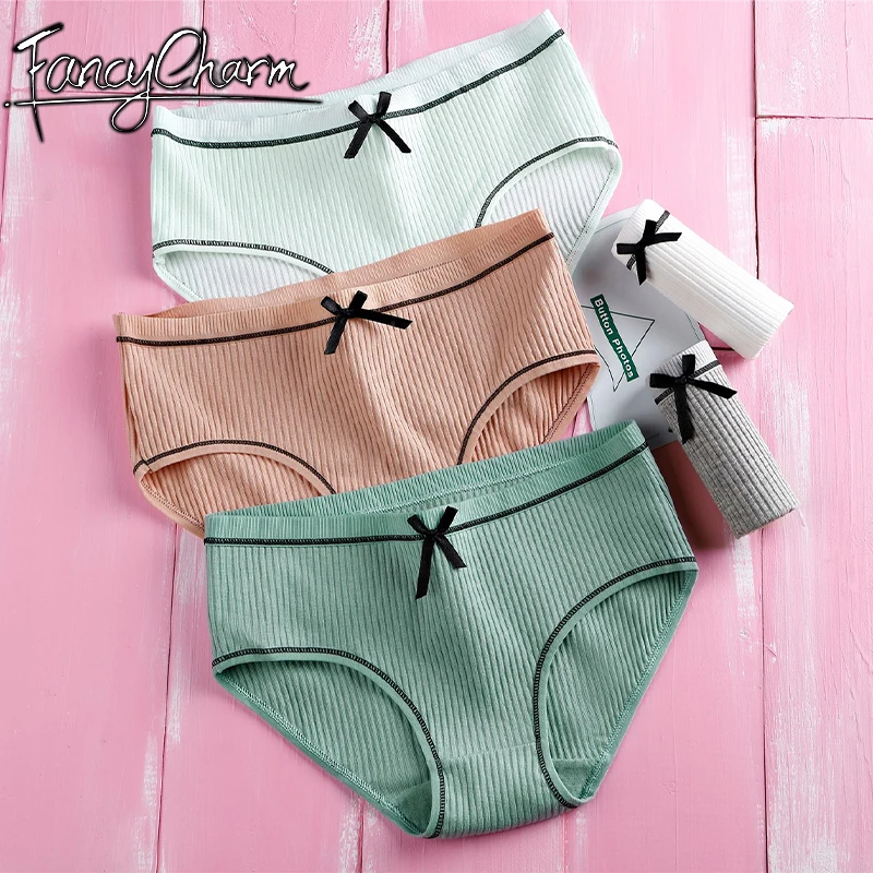 

Factory Price Low Rise Women underwear Cotton Female panties Plus size Girl Brief