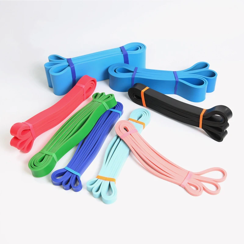 

Custom Color Logo Printed Elastic Workout Fitness Long 2080 Resistance Bands Latex, Customized color