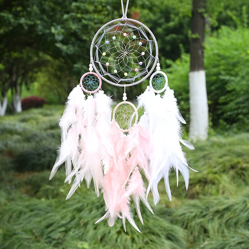 

Hot Sale Professional Lower Price Handmade Wall Hanging Dream Catcher Feathers Night Light Dream Catchers