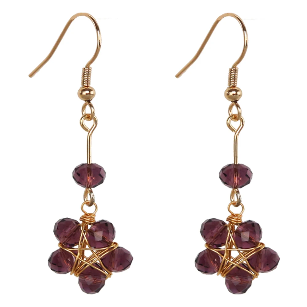 

Handmade Wire Wrapped Fashion Jewelry Earring, Colors