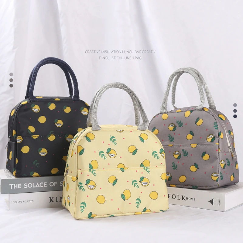 

OB107 Outdoor portable oxford waterproof lunch box bag washable cooler thermal insulation insulated lunch bags, Multi colors