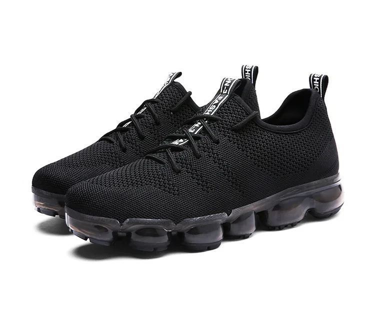

2019 Latest Design Male Breathable Trainers Men's Running Casual Shoes Man Full Palm Air Cushion Rainbow Sneakers Top Quality, Customized