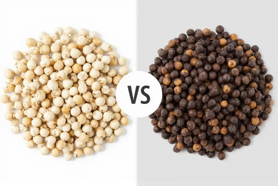 white pepper vs black pepper