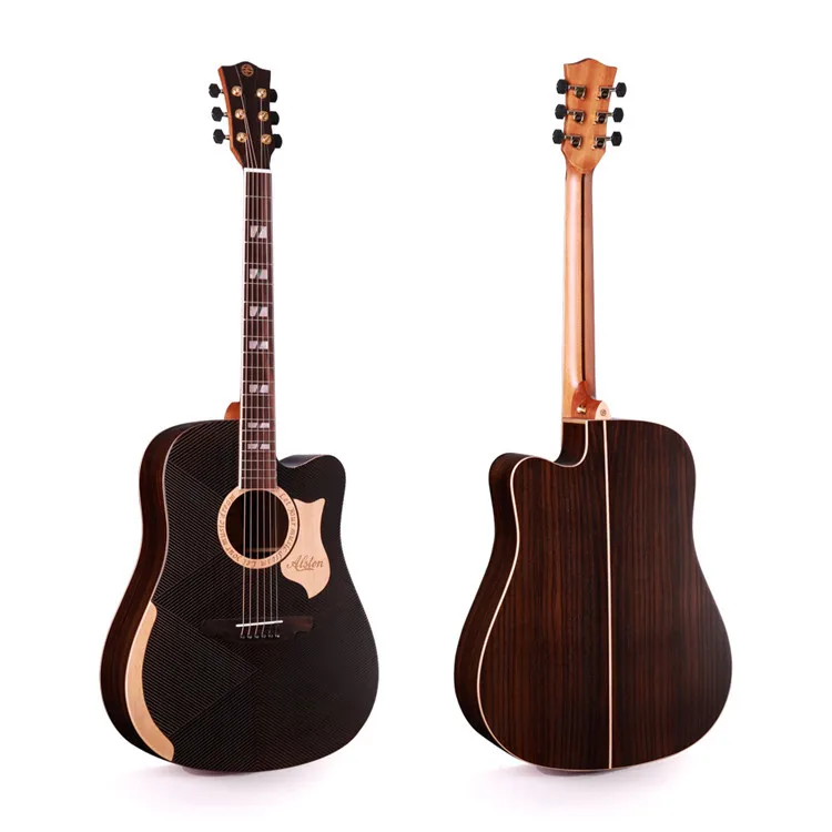 

High Quality  Telecaster Acoustic Deviser Guitar With Matt Finished High Grade Golden Dia-Cast Head