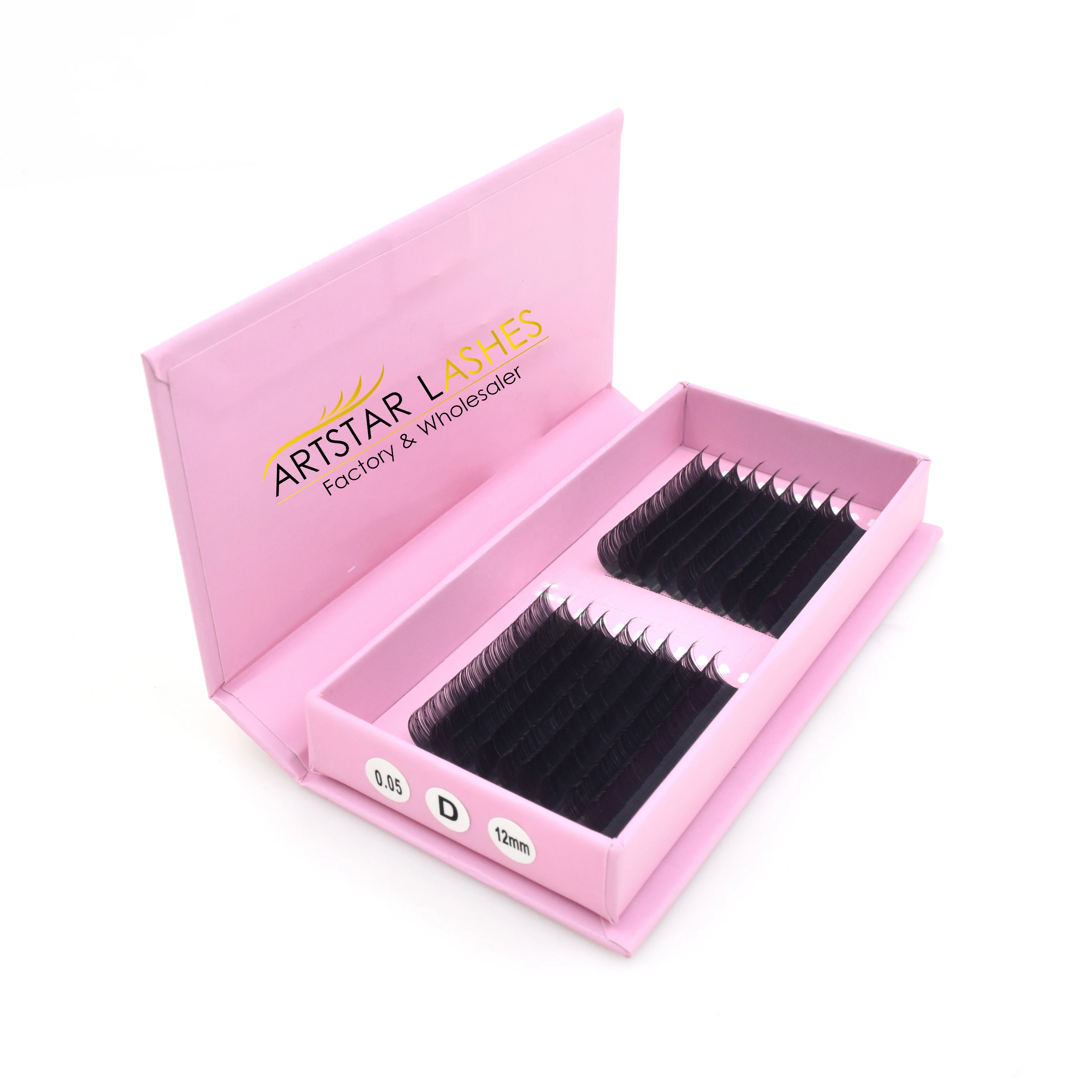 

velvet mink eyelash extension Natural Look Eyelash Extension DD Curl Synthetic Silk Lash, mink lashes and custom package, Natural black