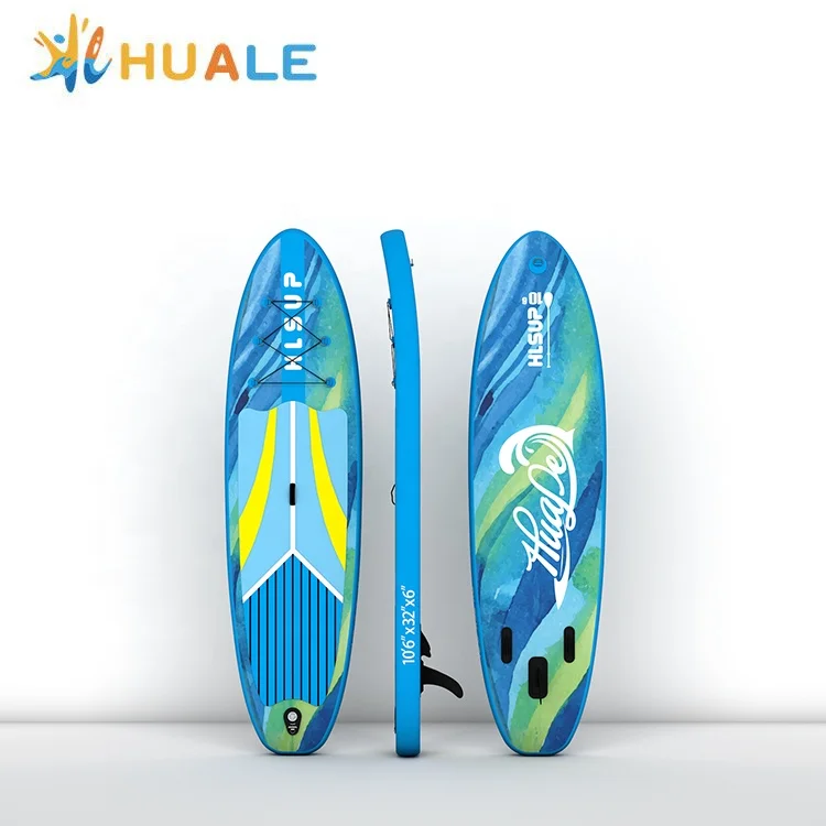 

Paddle board Inflatable SUP Board Surfing Printing Inflatable wooden board
