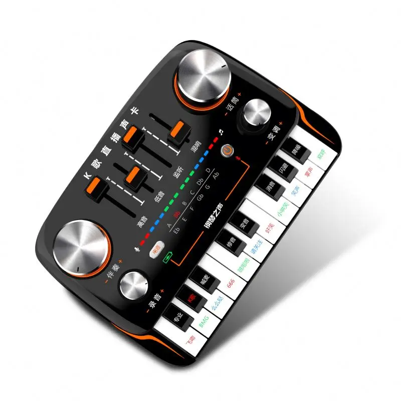 

Wholesale Pc Live Broadcast Equipment Usb Sound Card Bluetooh Function
