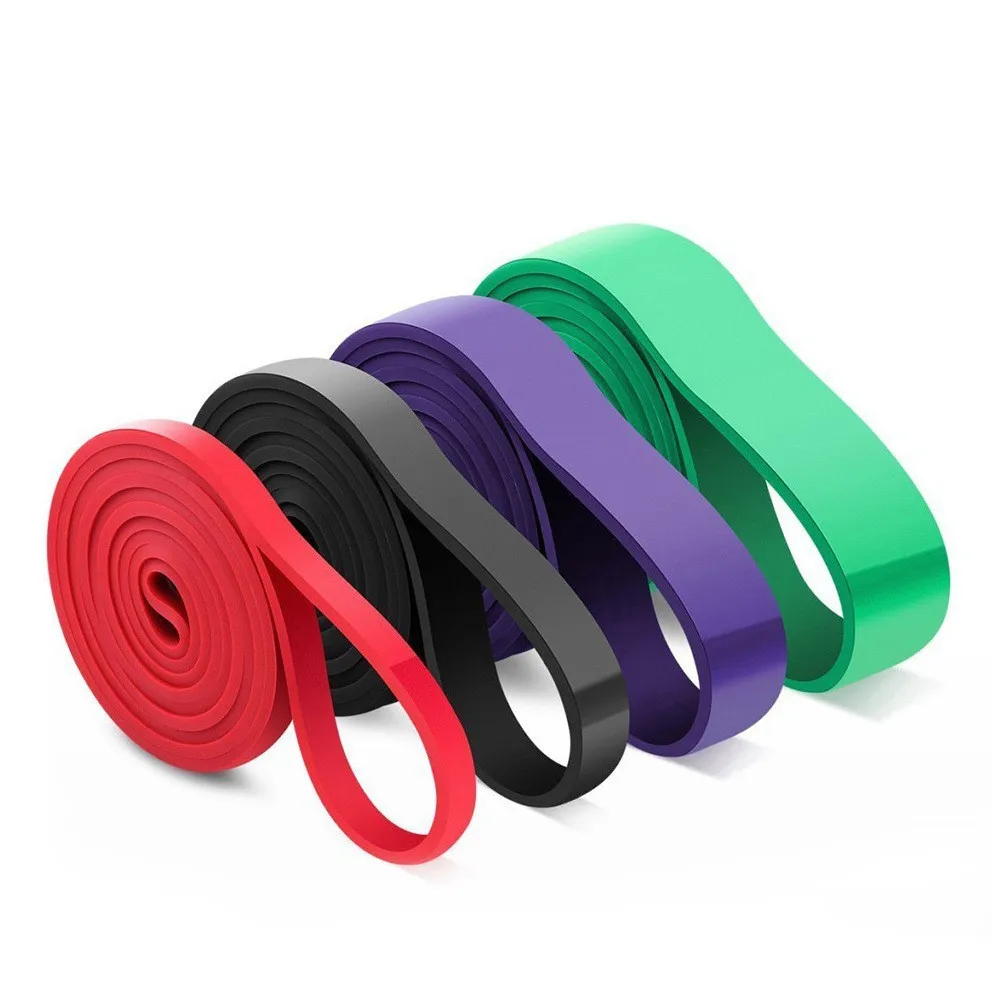 

US Free Sea Shipping Pull Up Resistance Bands Durable Stretching Natural Latex Pull Up Assist Band Elastic Fitness Power Loop, Red,black,purple,green