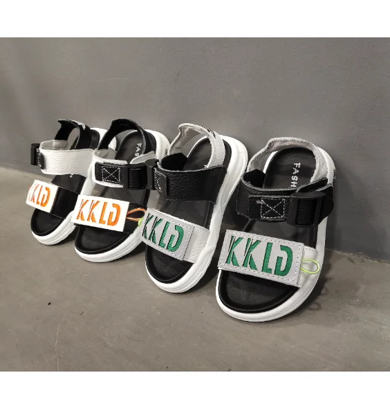 

2021 summer children's mesh girls casual shoes beach boys brand black shoes fashion sports sandals