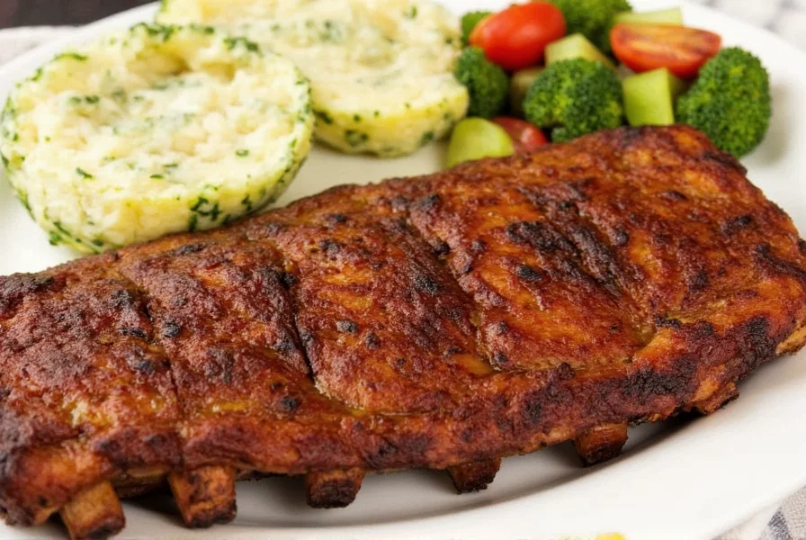 Ribs in a slow cooker