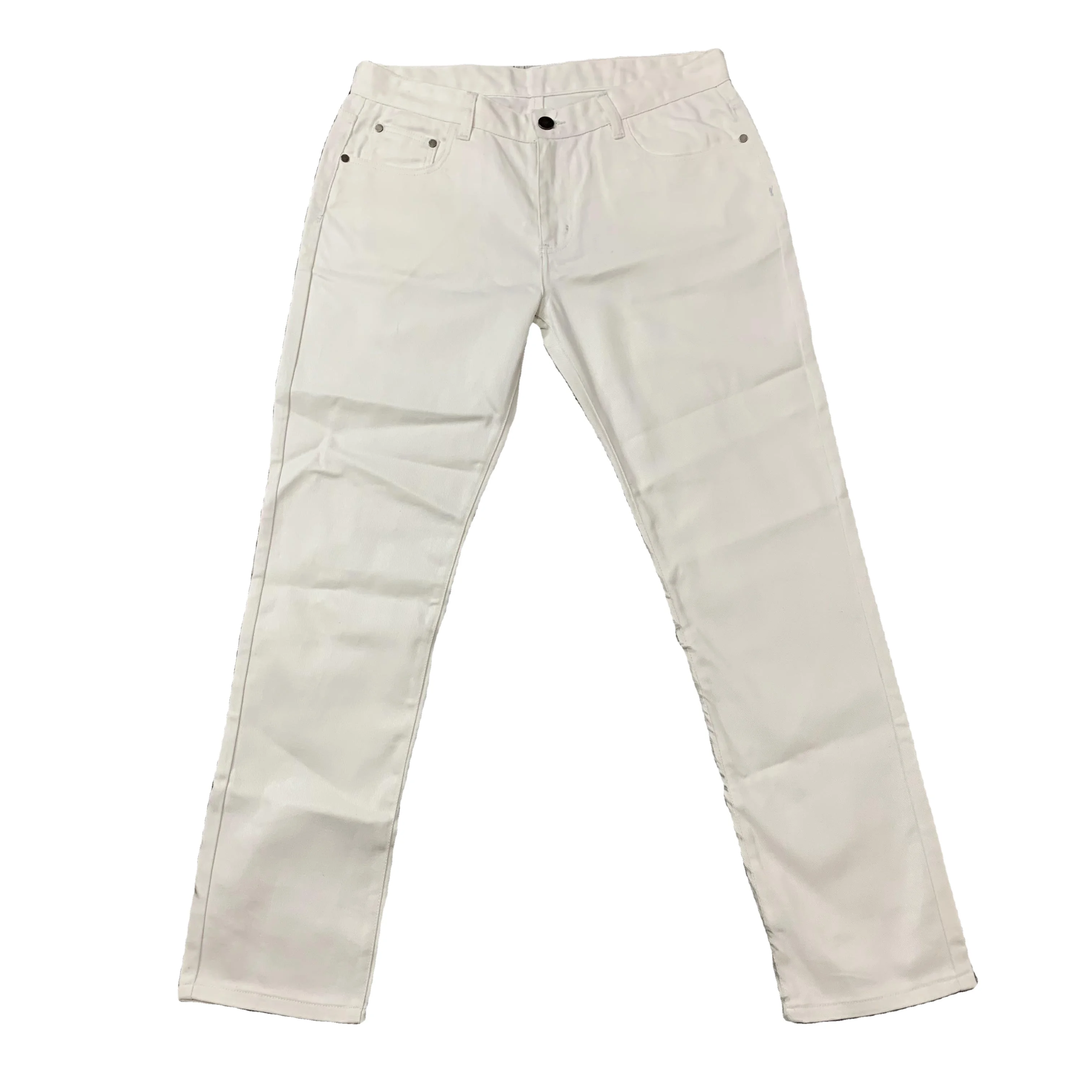 DENIMGUYS Stylish Men Streetwear Skinny Straight Leg Stacked Jeans