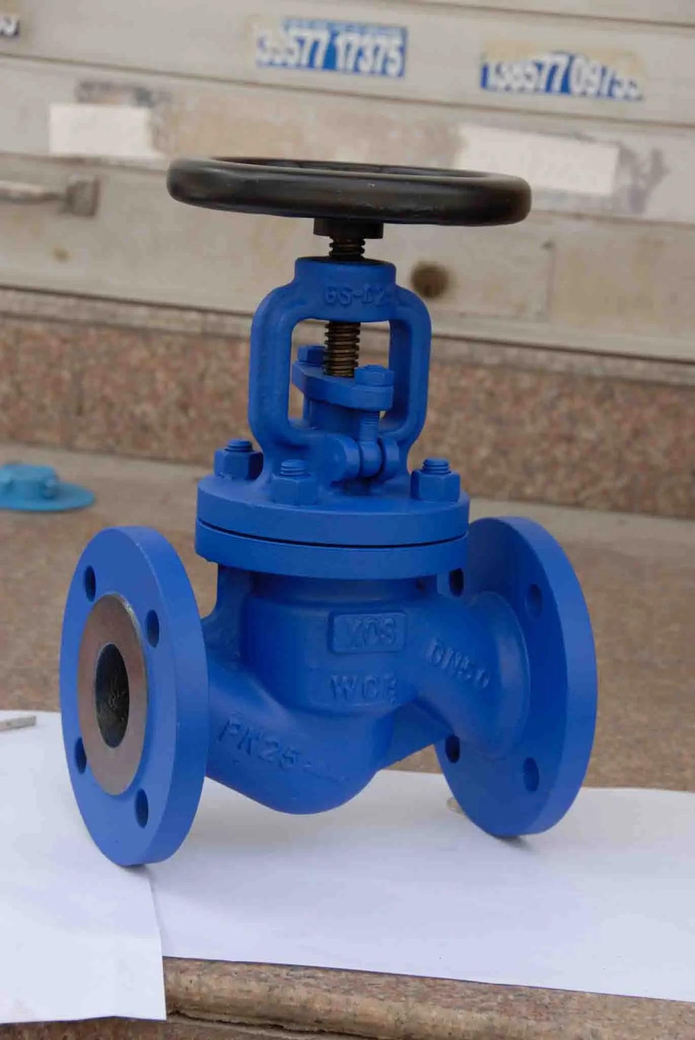 
DN 100 150 200 DIN Bellows Seal Carbon Steel Globe Valve ( Stop Valve ) 