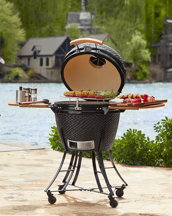 Extra Large 26" Kamado Wood Fired Pizza Oven, kamado ceramic grill