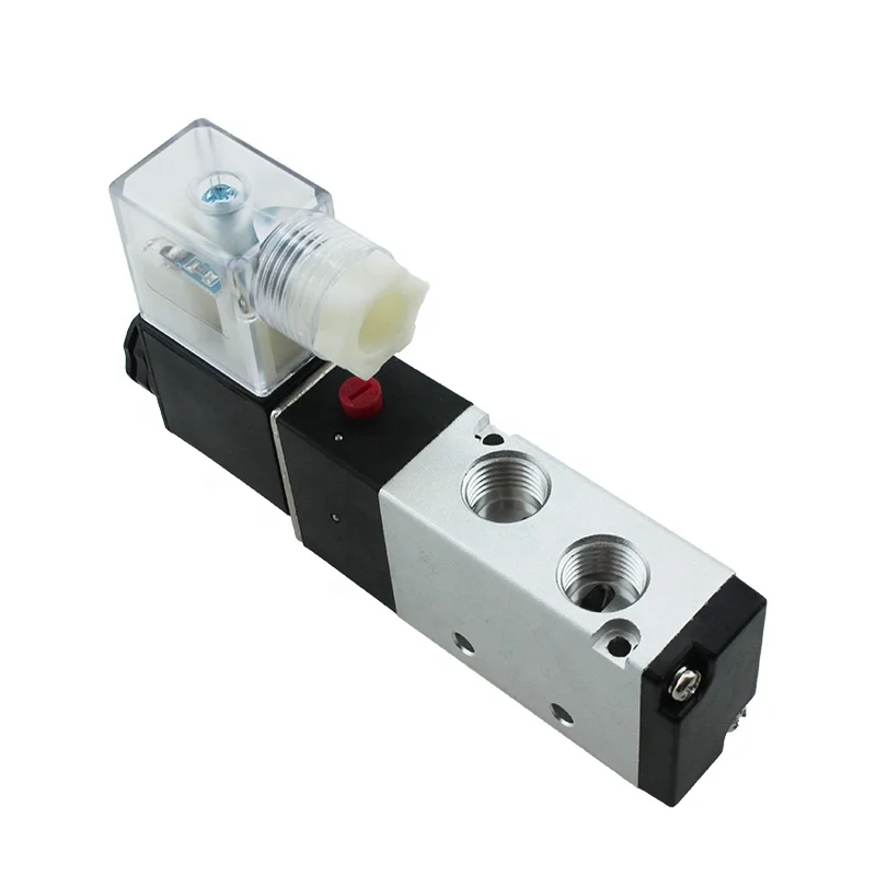 4v210-08 dc24v 1/4 气动 airtac 型气动电磁阀方向控制阀