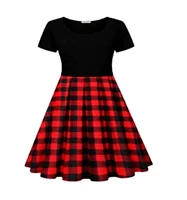 

Baby Girl Red Buffalo Check Dress Monogrammed Red Black Plaid Dress Christmas dress, girls Christmas dress, Buffalo plaid dress,