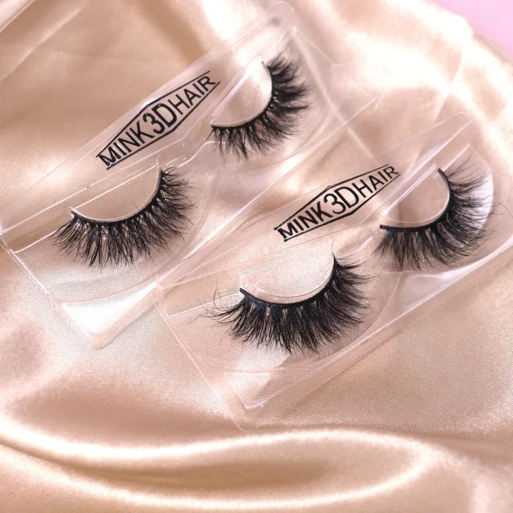 

High Quality 3D Mink Lashes, 100% Real Mink Fur Luxury Natural Long Black Handmade 3D Mink Eyelashes With Customize Package, Natural black