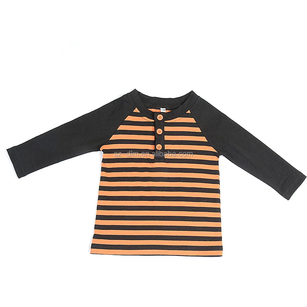 

Custom Logo T-shirt Boy Baby Clothes Striped T Shirt Fall Clothes for Kids