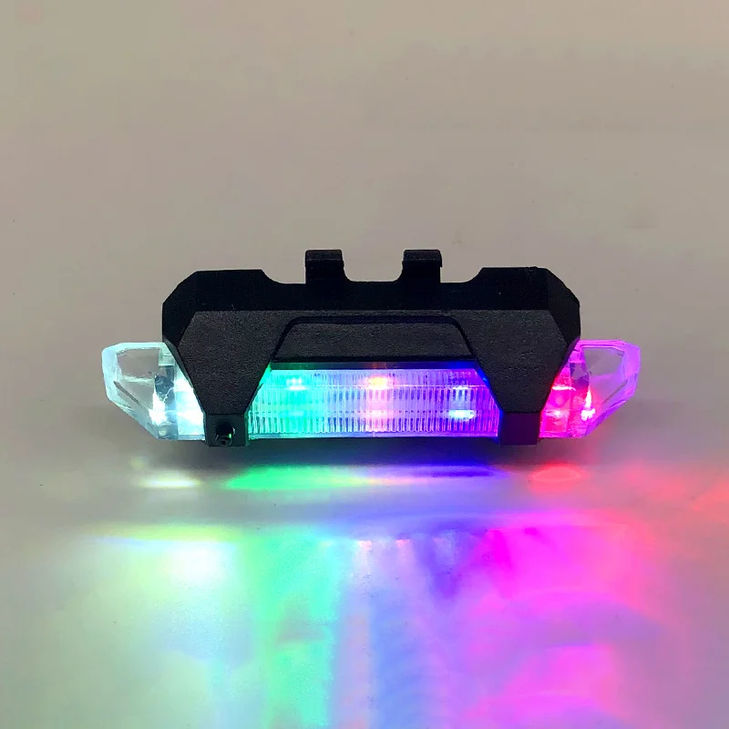 

New multifunctional night safety running arm warning light bicycle helmet tail light bike accessories led light