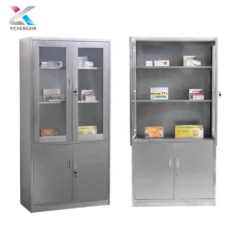 
304/201 Stainless steel instrument cabinet hospital medical instrument cabinet 