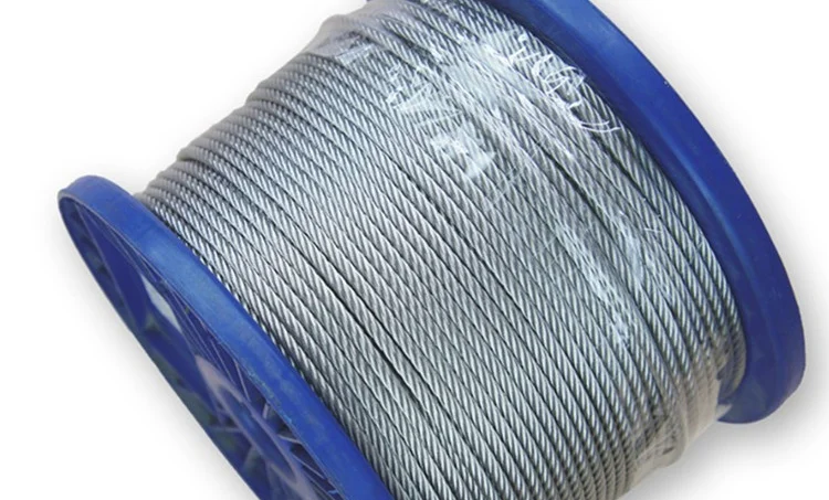 8x19s nf-1370/1770zs elevator steel cable ungalvanized steel