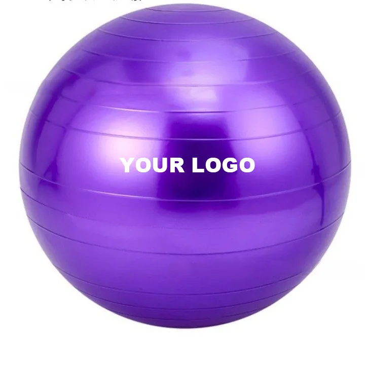Customizable Logo 45cm PVC Anti-Burst Eco-Friendly Fitness Yoga Exercise Colorful Massage Ball 18 Inches with Air Pump