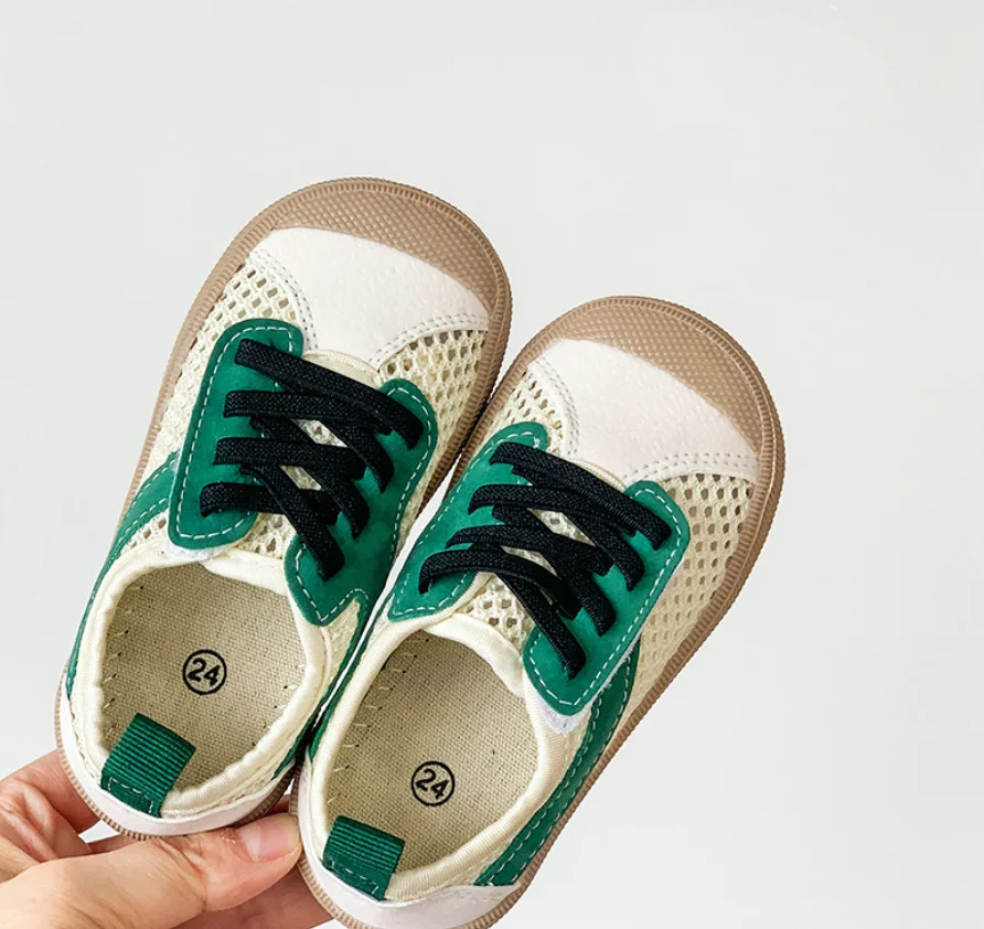 

2021 new Korean style fashion children's casual shoes baby shoes soft soled cloth canvas shoes
